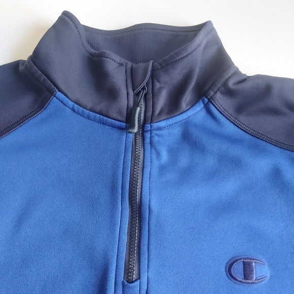 Champion Quarter Zip Long Sleeve Pullover men's Sm - Picture 4 of 15